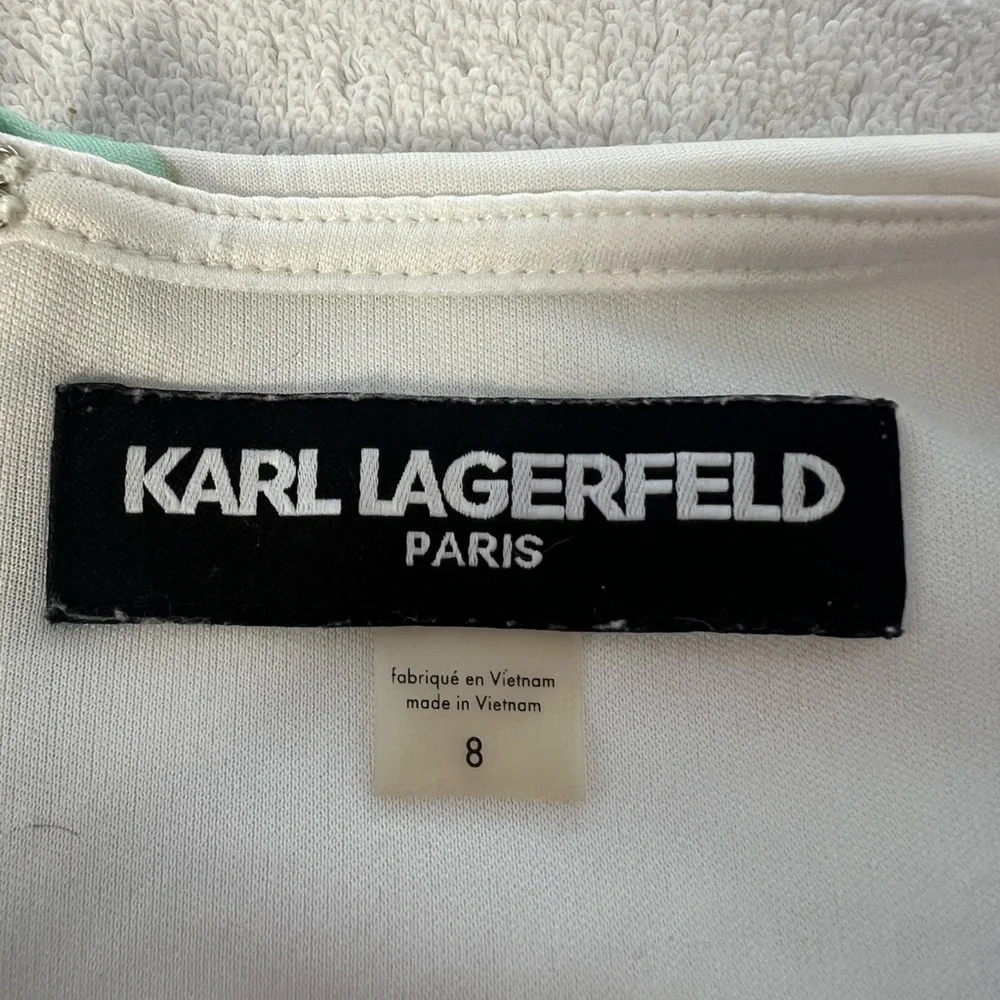 Karl Lagerfeld Multicolor Floral Midi Dress - Picture 12 of 12